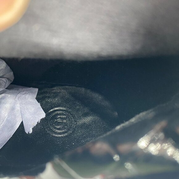 Urban Outfitters Isabel Tall Boot Croco Faux Leather Black US 9 Part Zip Up NWOB - Picture 13 of 13